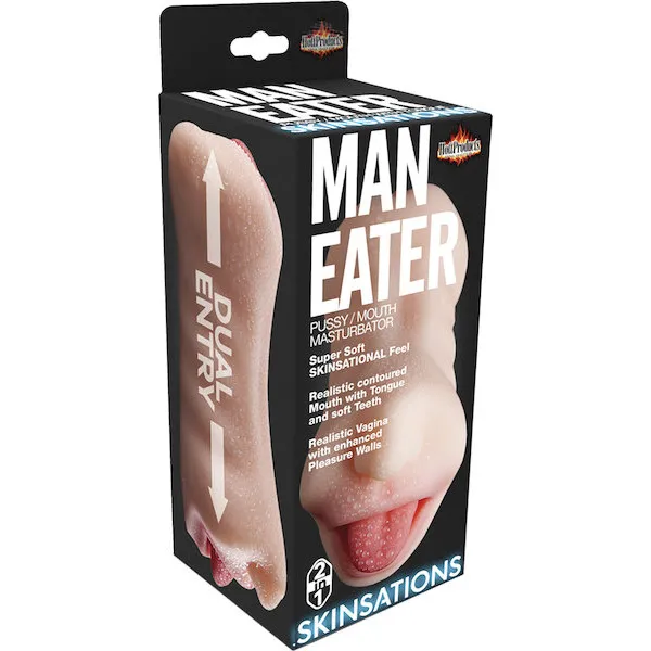 Skinsations Man Eater Pussy/Mouth Masturbator