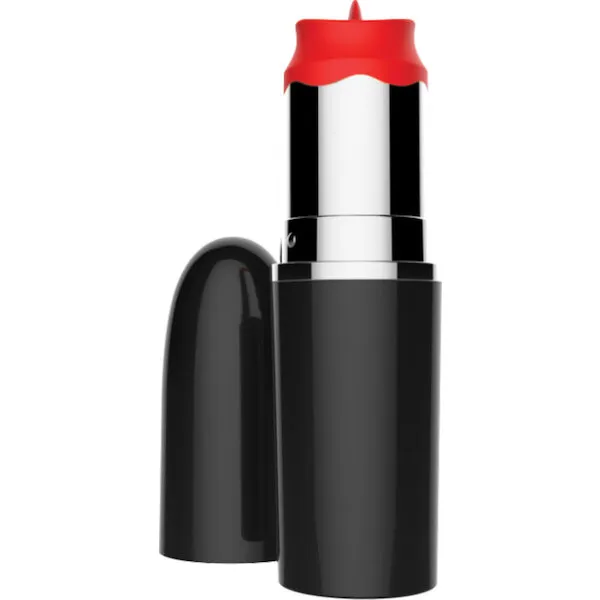 Lick-Stick-Rechargeable-Discreet-Lipstick-Bullet-w-High-Speed-Licking-Tongue