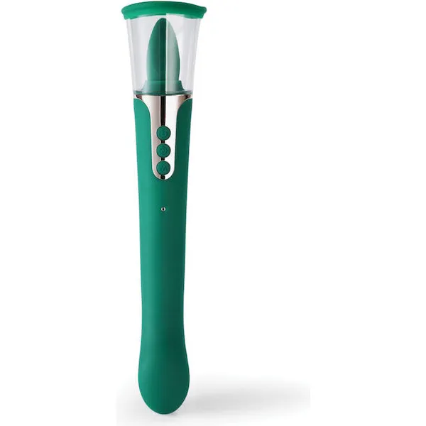 Succion-Sucking-G-Spot-Vibrator-3-Function-Green