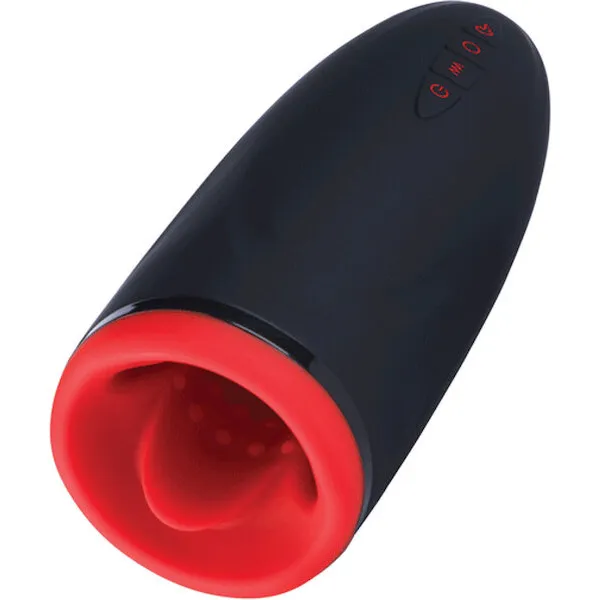 Dayo Autoblowjob Clamping Penis Massager - Black