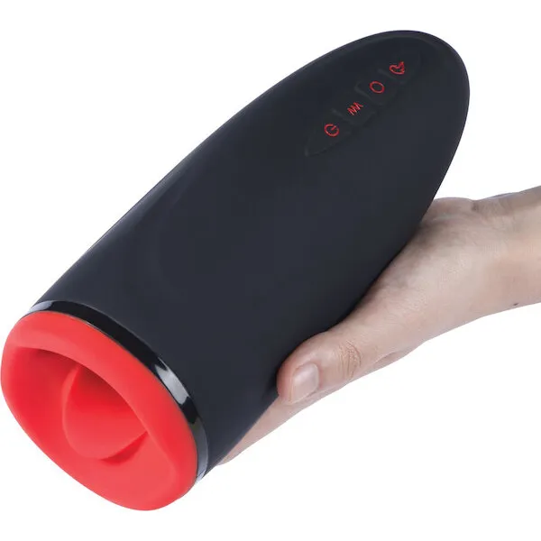 Dayo Autoblowjob Clamping Penis Massager - Black