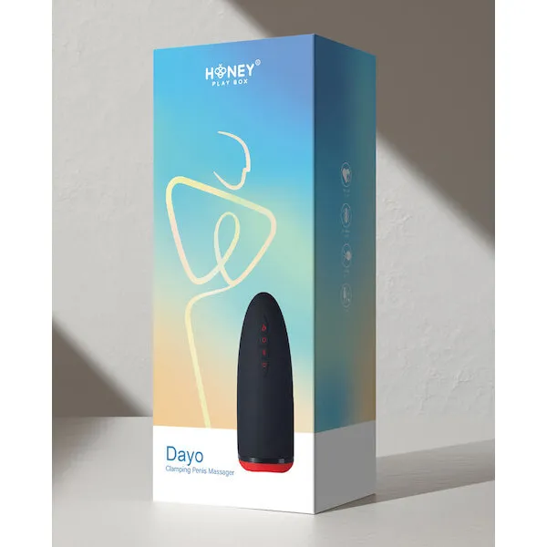 Dayo Autoblowjob Clamping Penis Massager - Black