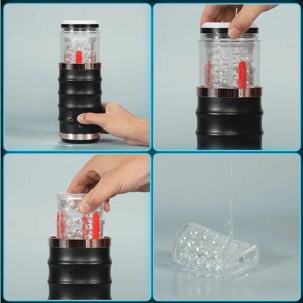 Warrior-Auto-Thrusting-Male-Masturbator-Black