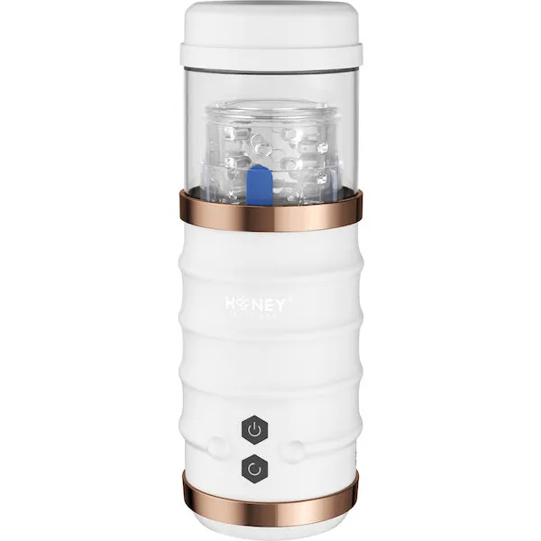 Warrior Auto Thrusting Male Masturbator - White