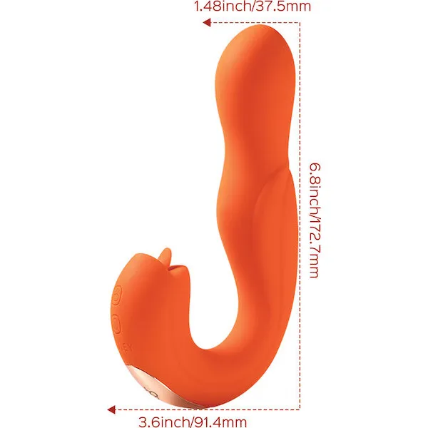 Joi-Pro-Rotating-Head-G-Spot-Vibrator-and-Clit-Licker-w-Remote-Orange