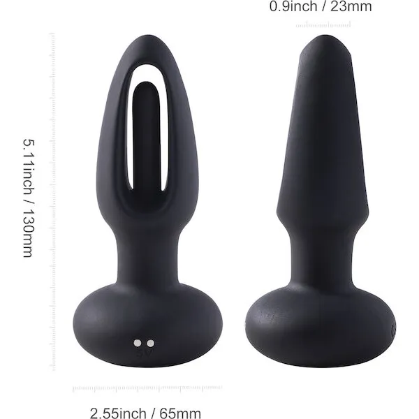 Snuggy-Flapping-Anal-Plug-Vibrator-Black