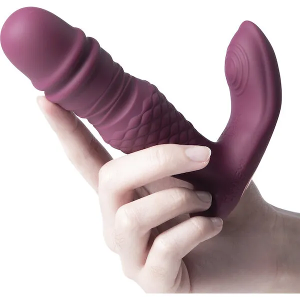 Ryder-App-Controlled-Thrusting-G-spot-and-Clit-Vibrator-Rosy-Red