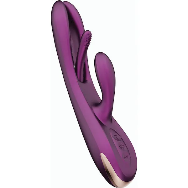 Terri-App-Controlled-Kinky-Finger-Tapping-Rabbit-Vibrator-Purple