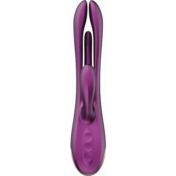 Terri-App-Controlled-Kinky-Finger-Tapping-Rabbit-Vibrator-Purple