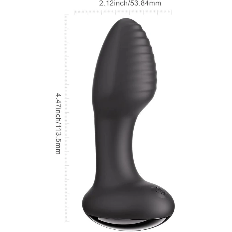 Frenzy-Rotating-Butt-Plug-Black