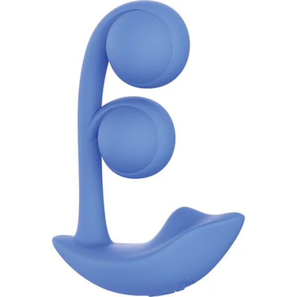 Melody Twin Balls Clit & G-Spot Vibrator - Blue