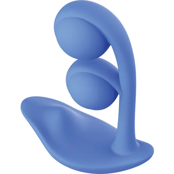 Melody Twin Balls Clit & G-Spot Vibrator - Blue