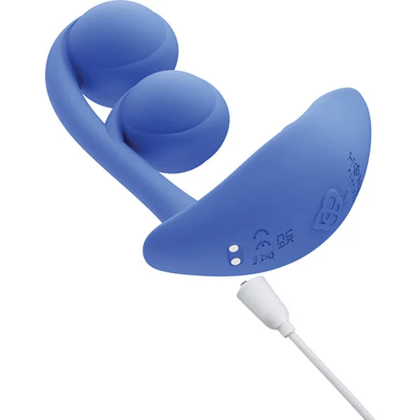Melody Twin Balls Clit & G-Spot Vibrator - Blue
