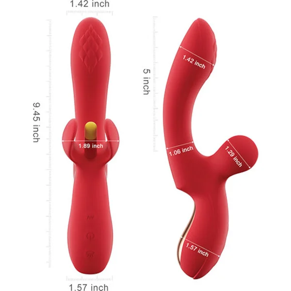 FORTEXA-Kinky-Finger-Flapping-Clit-and-G-Spot-Vibrator-with-App-Control