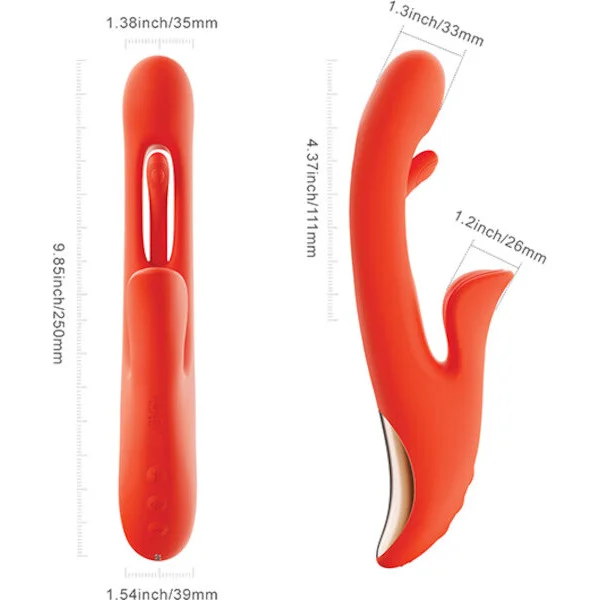 Tressa App-Enabled Tapping Vibrator G-Spot and Clitoris Stimulation