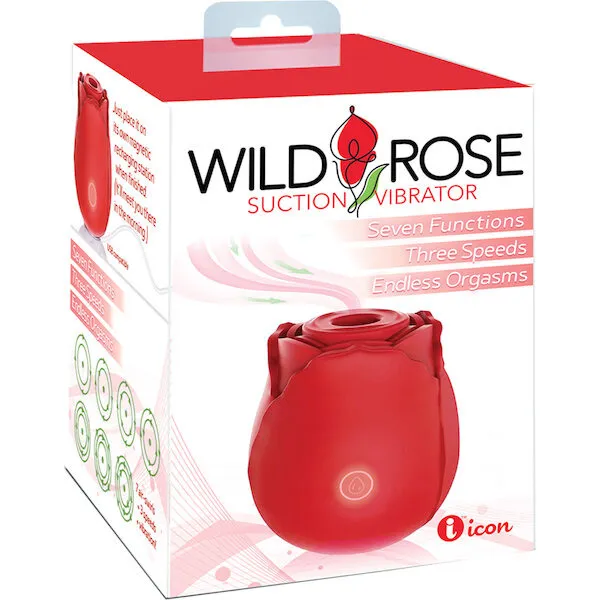 Wild-Rose-Rechargeable-Silicone-Suction-Vibrator-Red