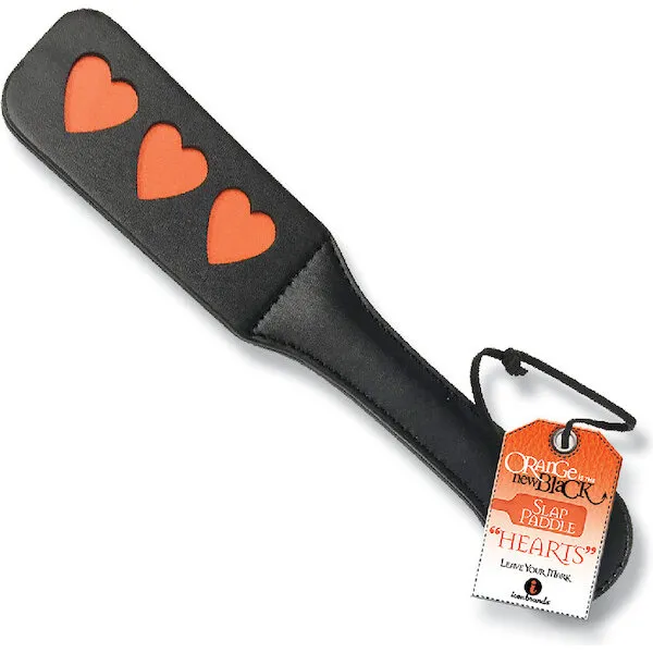 The-9-039-s-Orange-is-the-New-Black-Slap-Paddle-Hearts