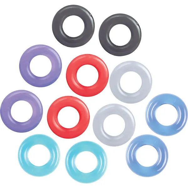 The-9-039-s-Baller-039-s-Dozen-Original-12pc-Cockring-Set-Asst-Colors
