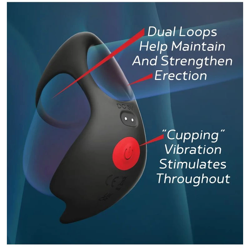 Massive-Red-Dot-Cock-Ring-V3-Black