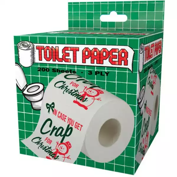In Case You Get Crap for Christmas Toilet Paper