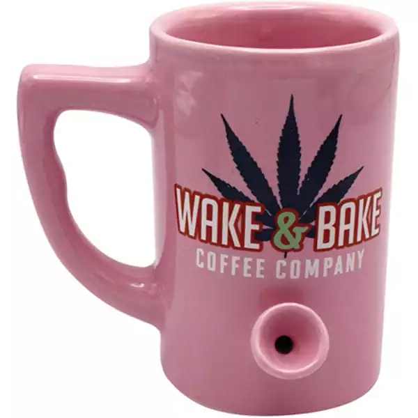 Wake & Bake Coffee Mug - 10 oz Pink