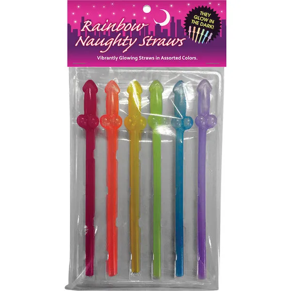 Naughty-Glow-in-the-Dark-Rainbow-Straws-Pack-of-6