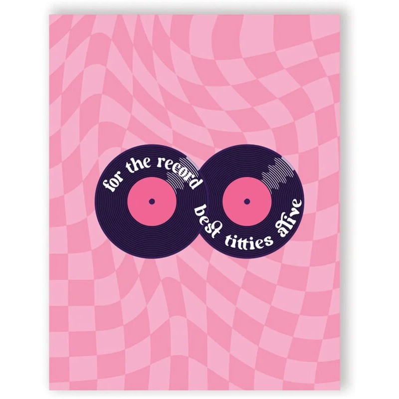 For-The-Record-Best-Titties-Alive-Greeting-Card
