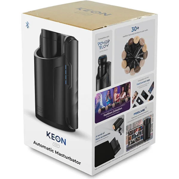 Kiiroo Keon New Box Combo Set w/Stroker - Black