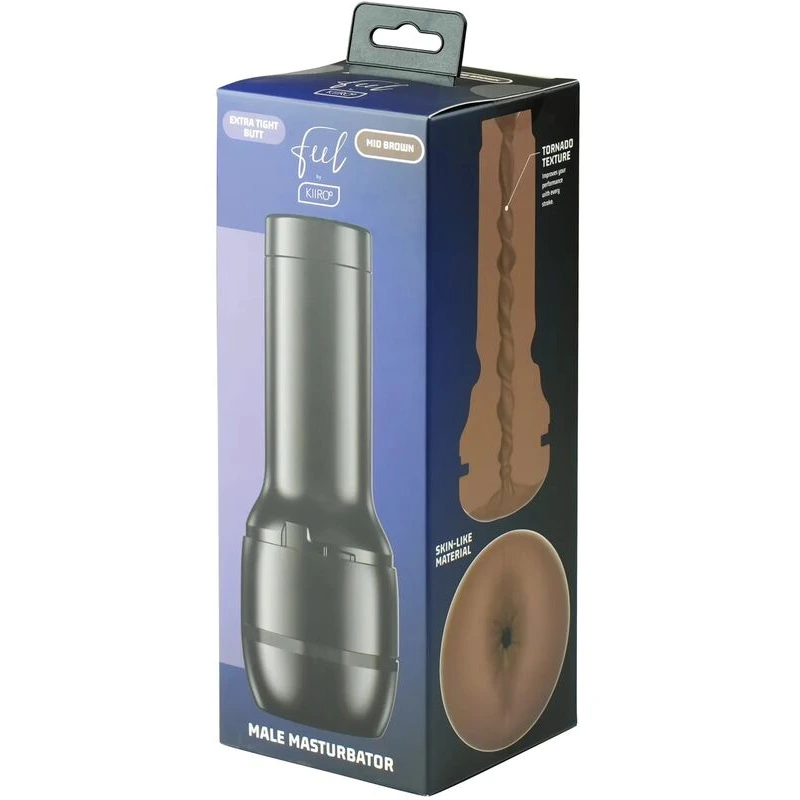 Kiiroo Feel Generic Extra Tight Anal Stroker - Mid Brown