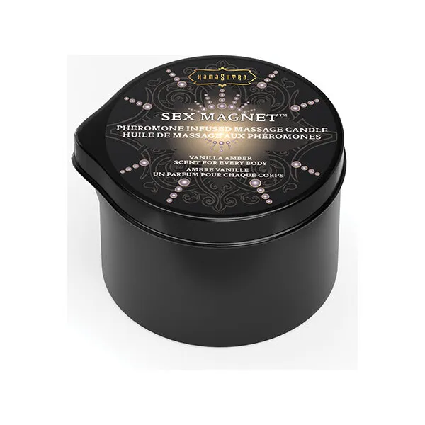 Kama-Sutra-Sex-Magnet-Candle-w-Pour-Spout-Vanilla-Amber-2-oz