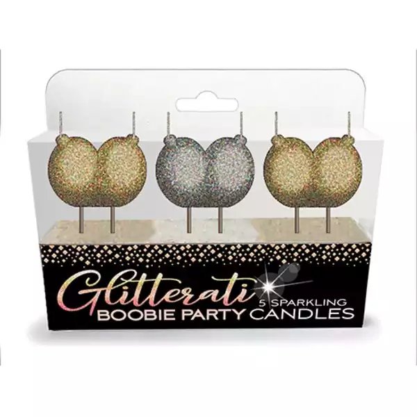 Glitterati Boobie Party Candle
