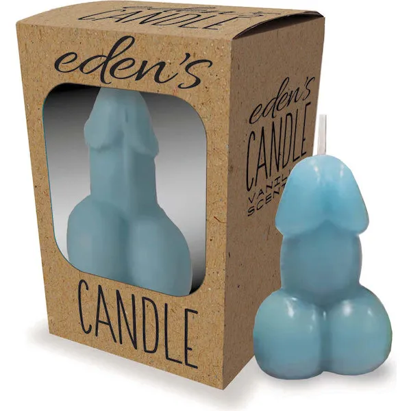 Eden-and-apos-s-Penis-Candle-Blue-Vanilla