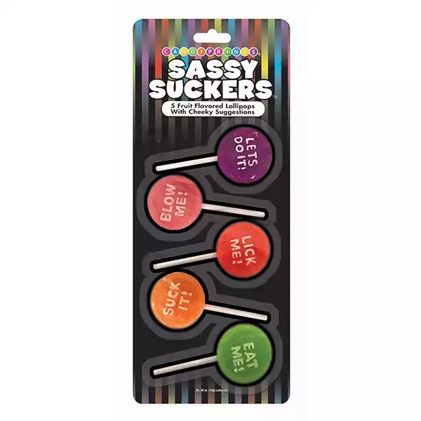 Sassy Suckers - Asst. Flavors Pack of 5