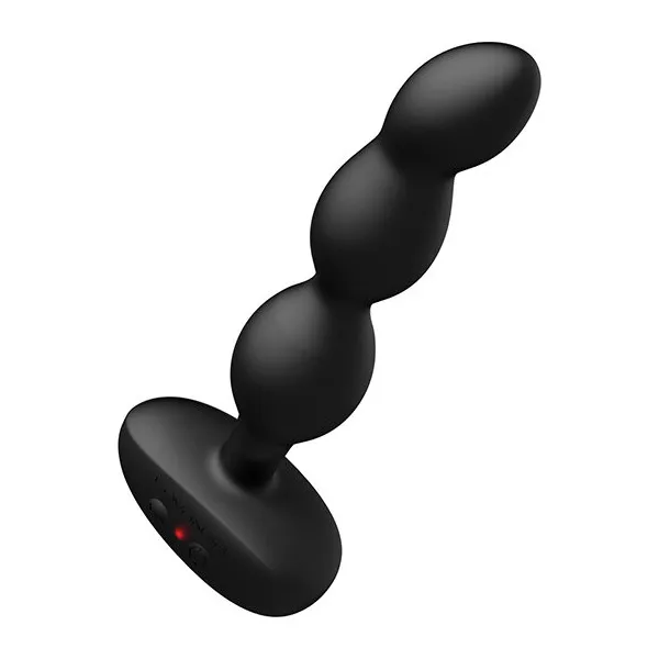 Lovense Ridge Bumpy Anal Plug - Black