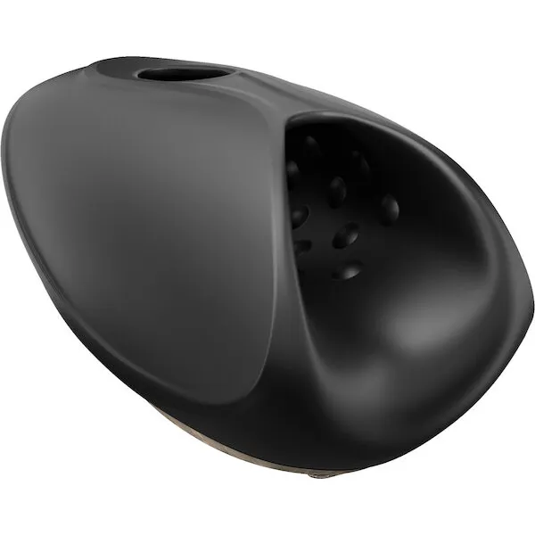 Man Wand Heat and Vibration Pulsion - Black