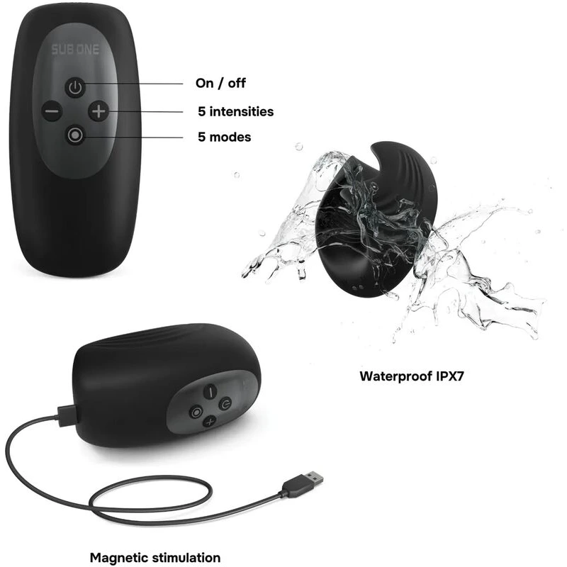 Manwan Sub-One Tapping Male Masturbator - Infinite Black