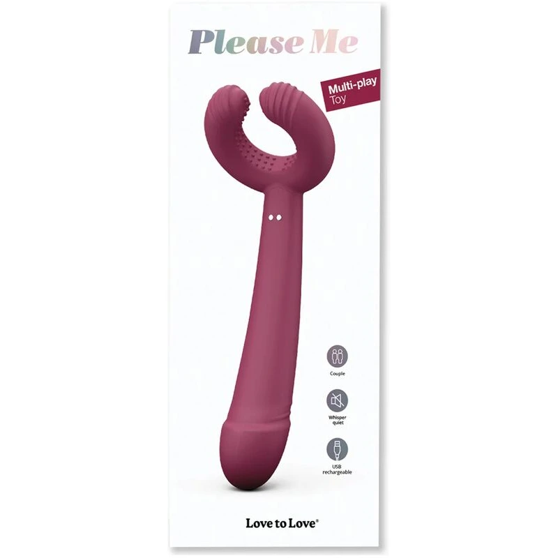 Love to Love Please Me Multi-Play Vibrator - Plum Star