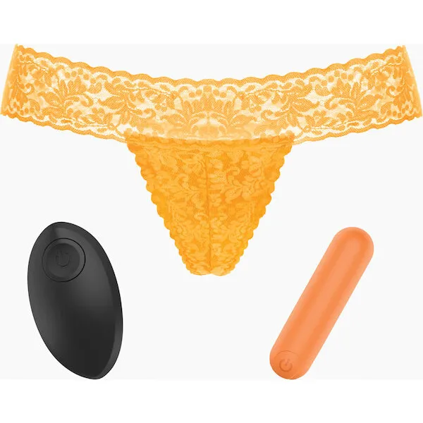 Love to Love Secret Panty Vibe 2 - Neon Orange