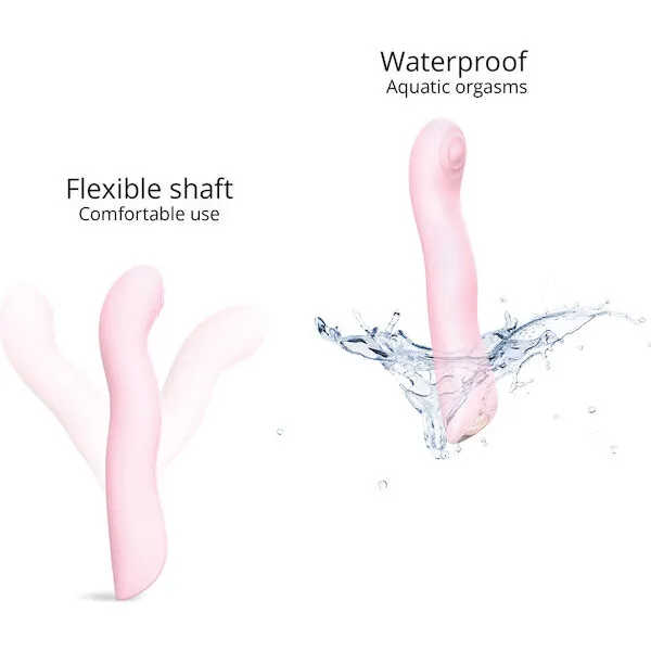 Love to Love Swap Tapping Vibrator - Baby Pink