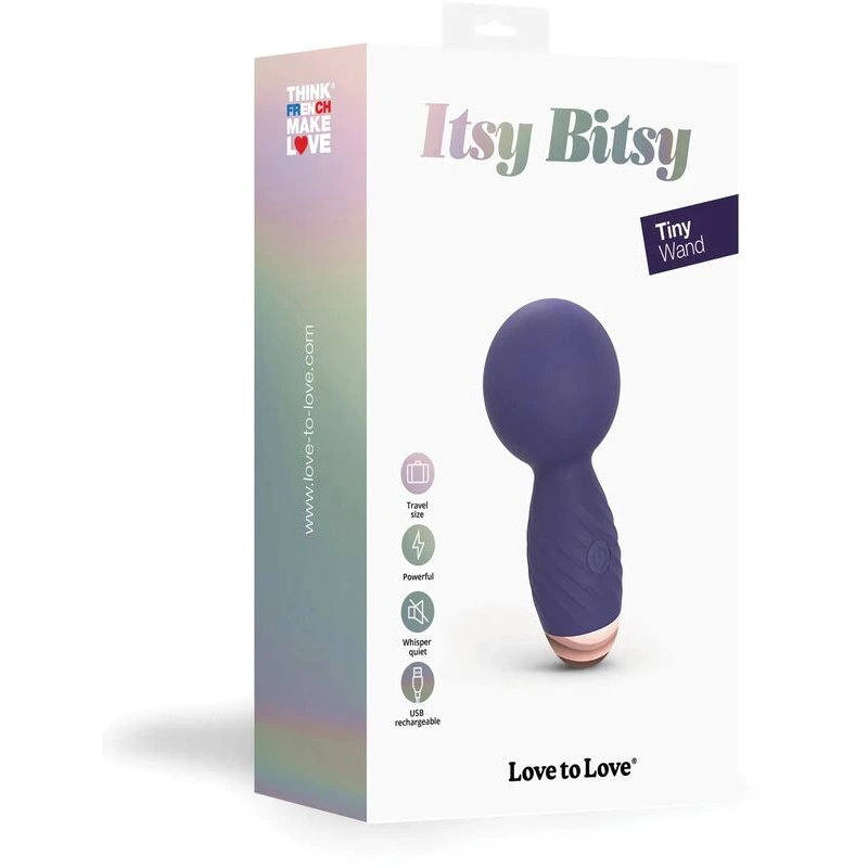 Love to Love Itsy Bitsy Mini Wand - Midnight Indigo