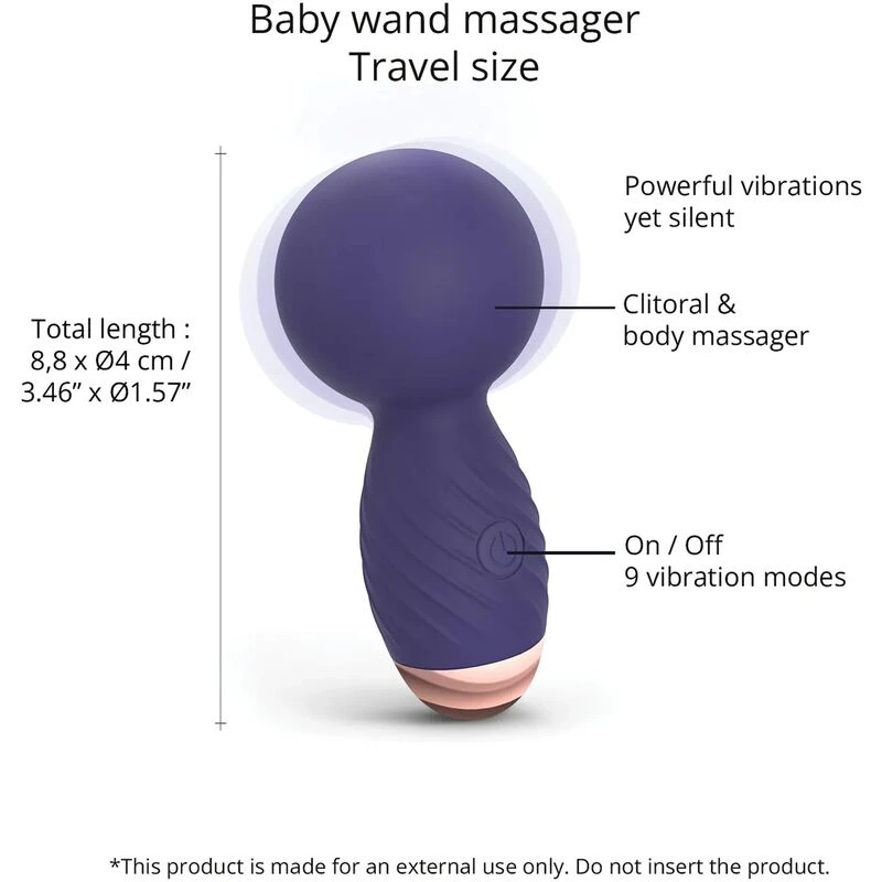 Love to Love Itsy Bitsy Mini Wand - Midnight Indigo