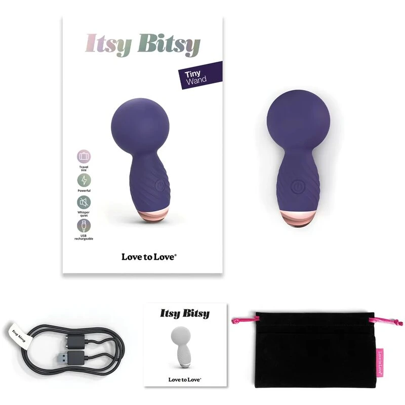 Love to Love Itsy Bitsy Mini Wand - Midnight Indigo