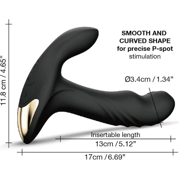 Dorcel-P-Joy-Double-Action-Prostate-Massager-Black
