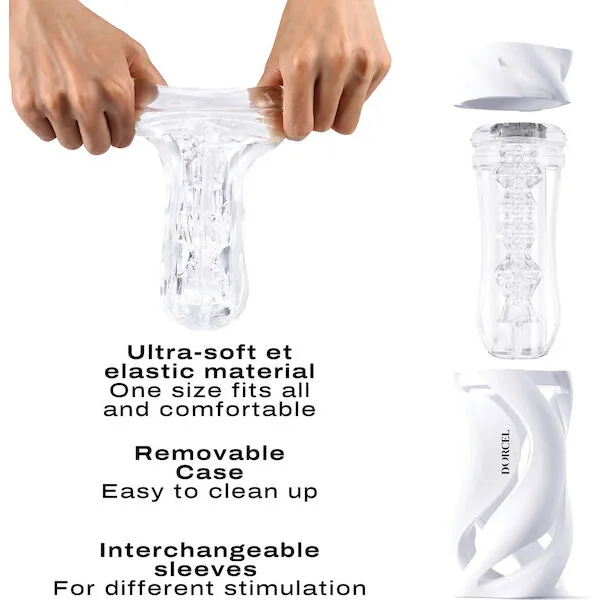 Dorcel Deep Blow Masturbator - White