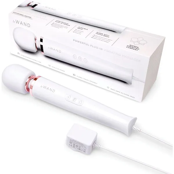 Le-Wand-Powerful-Plug-In-Vibrating-Massager-White