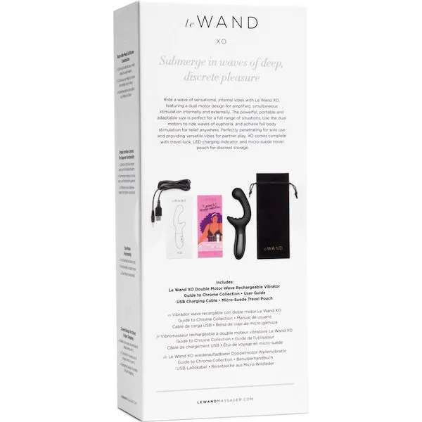 Le-Wand-XO-Double-Motor-Wave-Rechargeable-Vibrator-Black