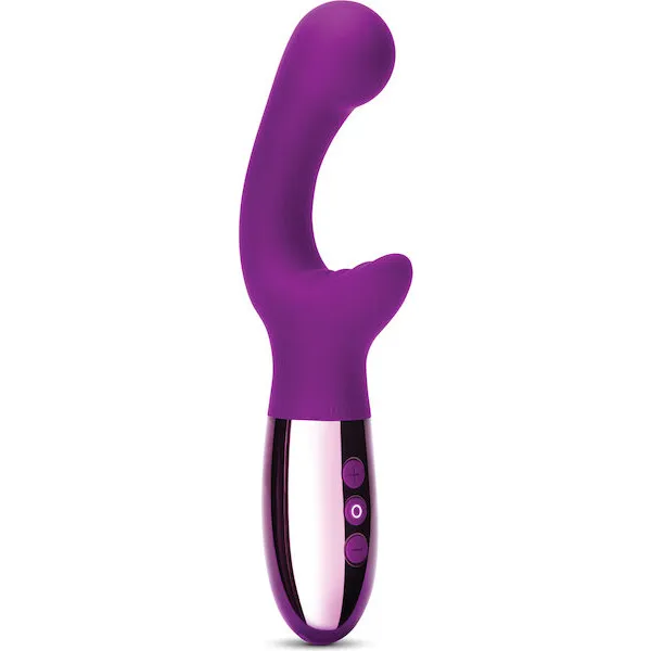 Le Wand XO Double Motor Wave Rechargeable Vibrator - Cherry