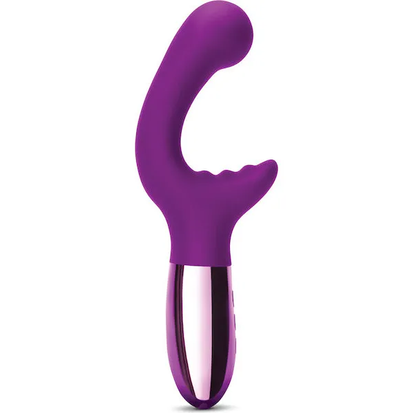 Le Wand XO Double Motor Wave Rechargeable Vibrator - Cherry
