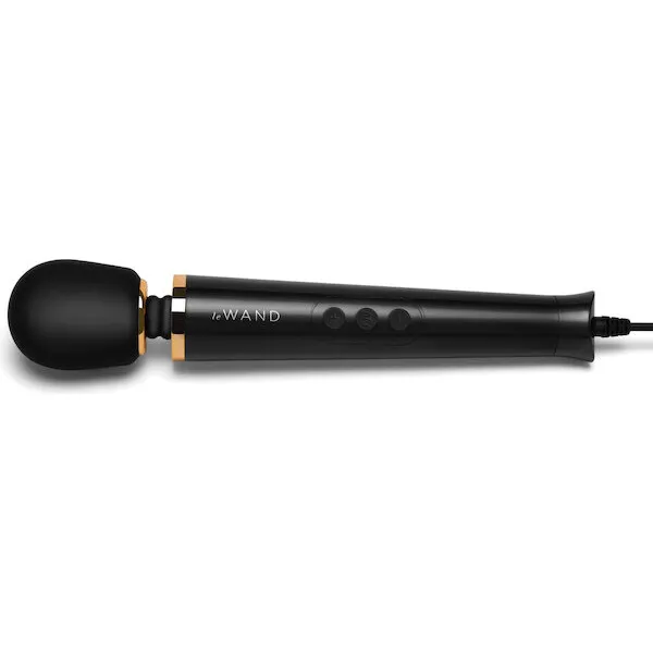 Le Wand Powerful Petite Plug-In Vibrating Massager - Black