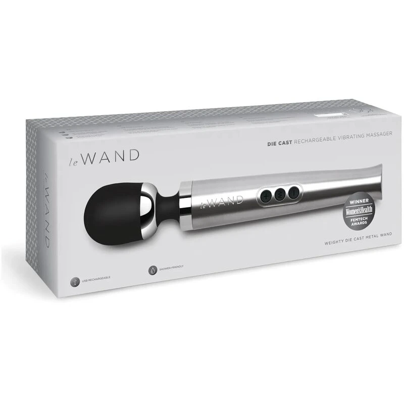 Le-Wand-Die-Cast-Rechargeable-Massager-Silver